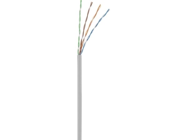 Renkforce RF-5047502 RJ45 nettverkskabel patchkabel CAT 5e U/UTP 5,00 m grå med, 5 m, Cat5e, U/UTP (UTP), RJ-45, RJ-45