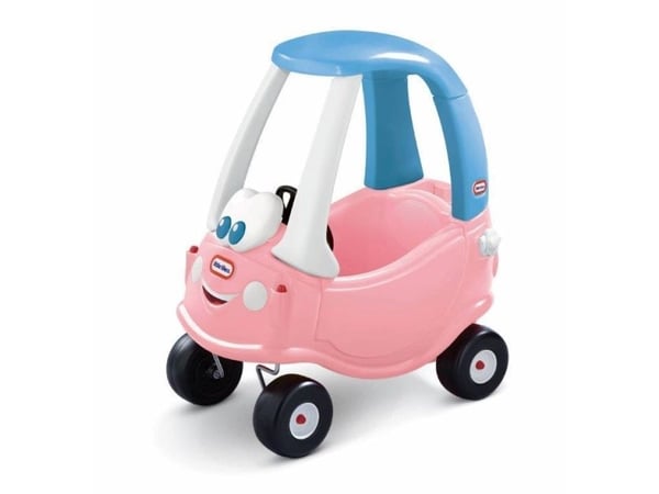 Little Tikes Cozy Coupe Princess, 1,5 år, 4 hjul, Plast, Blå, Rosa, Hvit