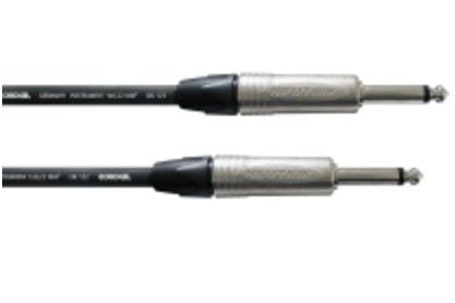 Cordial CXI 3 PP, 6.35mm, Hankjønn, 6.35mm, Hankjønn, 3 m, Svart, Sølv