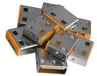Lindy USB Port Blocker - USB-portsperrer - oransje (en pakke 10)