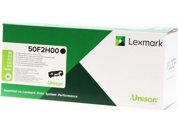 Lexmark 502HE - Høy ytelse - svart - original - tonerpatron Lexmark Corporate - for Lexmark MS310, MS410, MS510, MS610