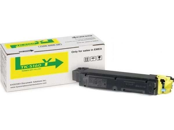 Kyocera TK 5160Y - Gul - original - tonerpatron - for ECOSYS P7040cdn, P7040cdn/KL3