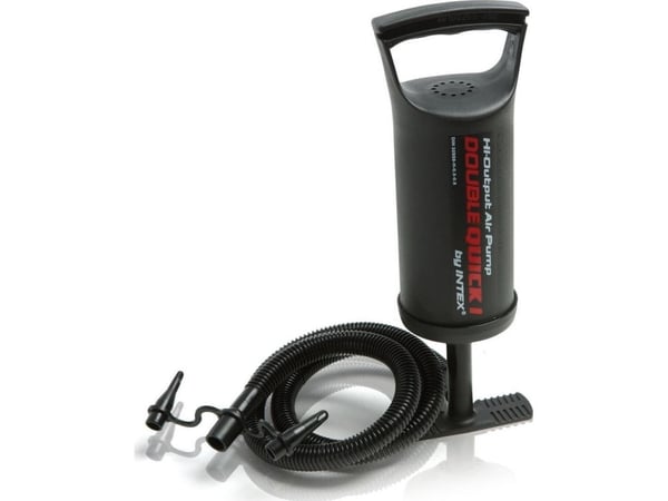 PUMPE INTEX DOUBLE QUICK HÅNDPUMPE