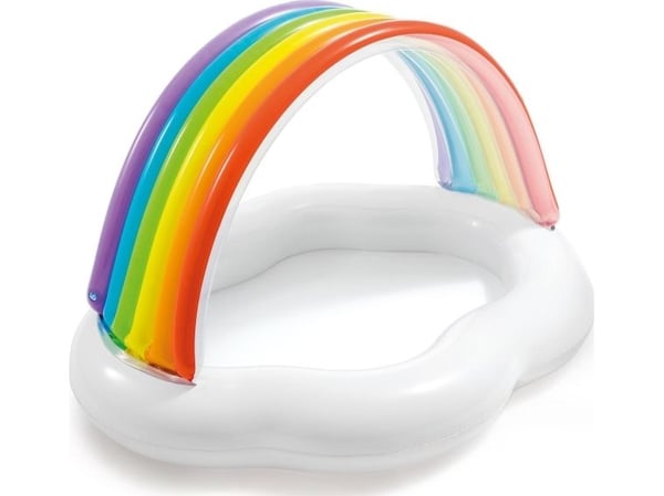 BASSENG INTEX RAINBOW CLOUD BABY BABYBASSENG 1.42MX1.19MX84CM