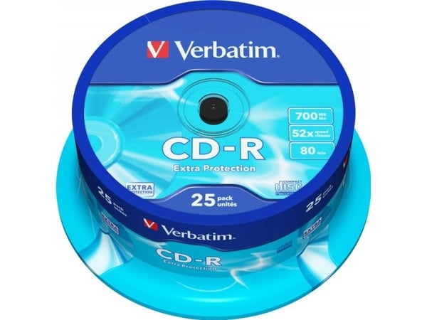 Verbatim CD-R Extra Protection - 25 x CD-R - 700 MB 52x - spindel
