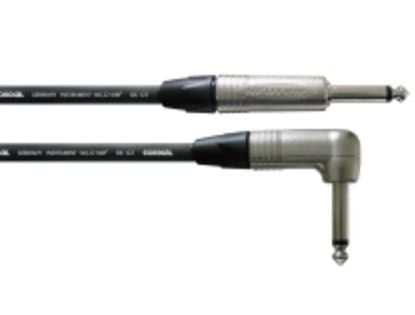 Cordial CXI 6 PR, 6.35mm, Hankjønn, 6.35mm, Hankjønn, 6 m, Sort, Sølv