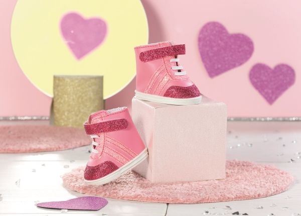 DUKKEKLÆR - BABY BORN SNEAKERS ROSA 43CM