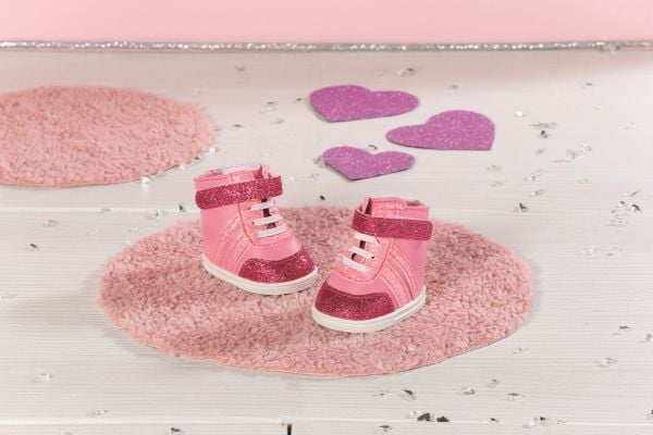 DUKKEKLÆR - BABY BORN SNEAKERS ROSA 43CM