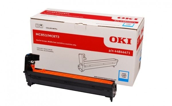 OKI - Cyan - original - valsenhet - för OKI MC853, MC873, MC883