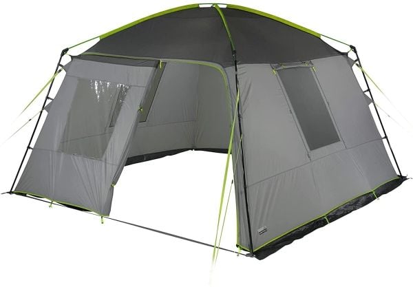 High Peak Cabana, Camping, Hard ramme, Gruppe telt, 9,5 kg, Grå, Lysegrå, Limefarget