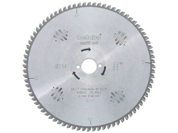 Metabo Professional Multi Cut - Sirkelformet sagblad - 216 mm - 60 tenner - for Metabo KGS 216 M, KGSV 72 XACT SYM, KS 216 M