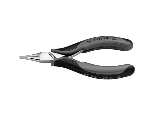 Knipex 35 12 115 ESD, stål, plast, svart, grå, 115 mm, 74 g