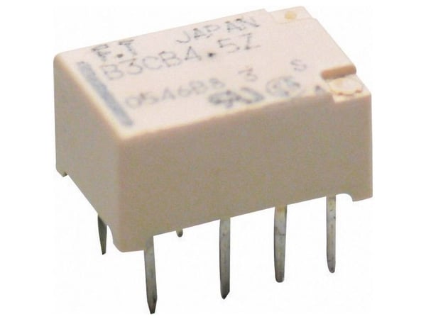 Fujitsu FTR-B3 CA 4,5V Print Relay 4,5 V/DC 2 A 2 x omkoppling 1 st