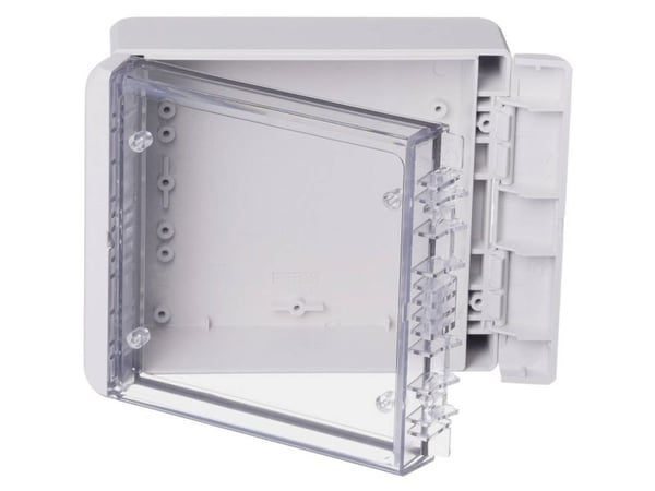 Bopla Bocube B 141306 PC-V0-G-7035 96023225 Seinäasennuskotelo, asennuskotelo 125 x 151 x 60 Polykarbonaatti Harmaa valkoinen (RAL 7035) 1 kpl