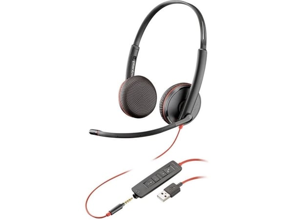 Headset Plantronics Blackwire C3225, stereo, USB-A in