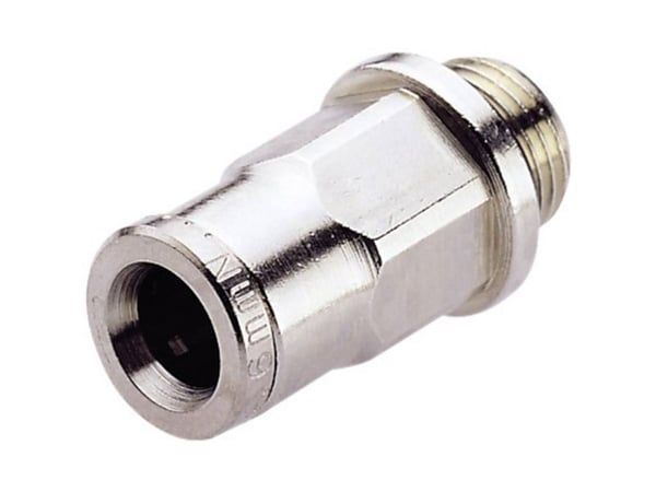 Norgren Lige stik 102251028 Udvendigt gevind: 1/4 Rør Ø: 10 mm 1 stk 1 stk