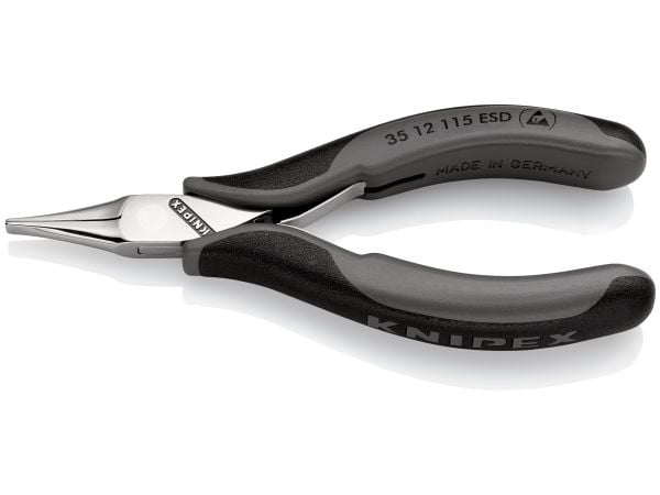 Knipex 35 12 115 ESD, stål, plast, svart, grå, 115 mm, 74 g