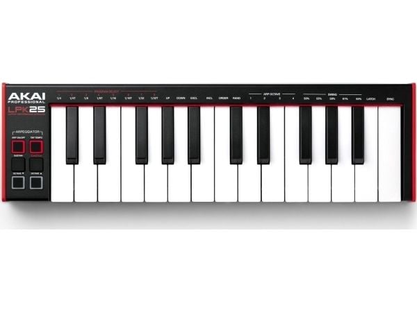 Akai AKAI LPK 25 MKII - Mini USB/MIDI kontrollklaviatur