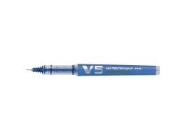 Rulpennor, PILOT V5 HI-TECPOINT, påfyllningsbar, 0,5 mm, blå, förp. 10 st