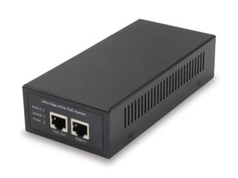LevelOne POI-5002W90 - Strøminjektor - 90 watt - utgangskontakter: 1 - svart