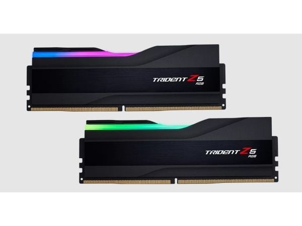 G.Skill Trident Z5 RGB - DDR5 - sett - 48 GB: 2 x 24 GB - DIMM 288-pin - 7200 MHz / PC5-57600 - CL36 - 1.35 V - ikke-bufret - on-die ECC - matt svart