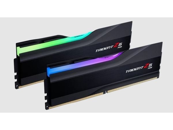 G.Skill Trident Z5 RGB - DDR5 - sett - 48 GB: 2 x 24 GB - DIMM 288-pin - 7200 MHz / PC5-57600 - CL36 - 1.35 V - ikke-bufret - on-die ECC - matt svart