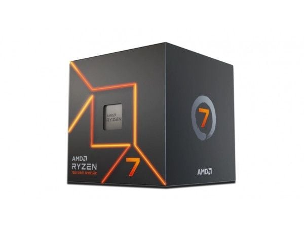 AMD Ryzen™ 7 7700 - 3,8 GHz/5,3 GHz - 8 ydintä - 16 säiettä - 32 Mt välimuisti - Kanta AM5 - Laatikko | AMD Wraith Prism