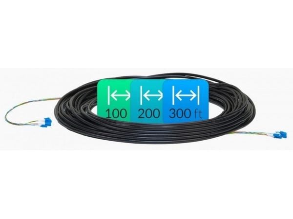 Ubiquiti - Verkkokaapeli - LC single mode (uros) - LC single mode (uros) - 61 m. - valokuitu
