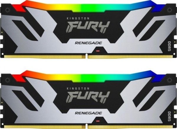 Kingston FURY Renegade RGB - DDR5 - sats - 32 GB: 2 x 16 GB - DIMM 288-pin - 7200 MT/s / PC5-57600 - CL38 - 1.45 V - on-die ECC
