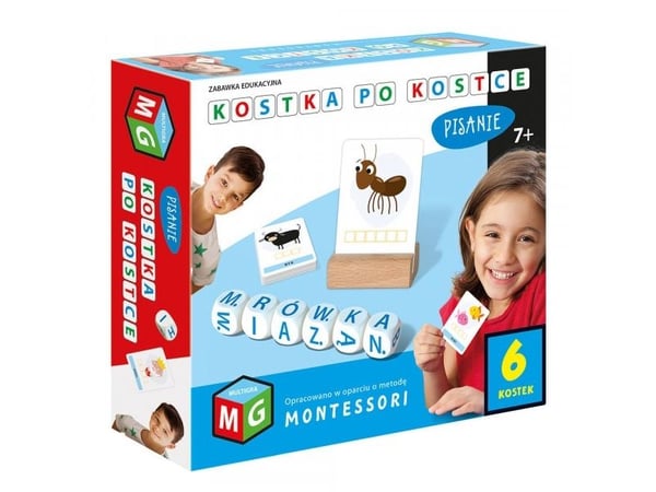 MULTIGRA Montessori kube for kube - skrive 6 kuber