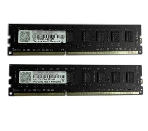 G.Skill NT Series - DDR3 - sett - 8 GB: 2 x 4 GB - DIMM 240-pin - 1333 MHz / PC3-10600 - CL9 - 1.5 V - ikke-bufret - ikke-ECC
