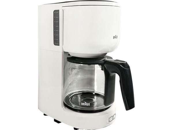 Braun PurEase KF 3120 WH - Kaffemaskin - 10 kopper - hvit