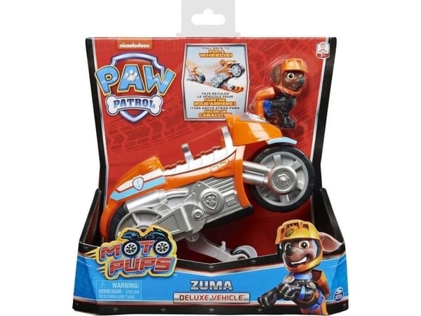 PAW Patrol PAW VHC ThemeVeh Motorcycle Zuma GML, Motorsykkel, PAW Patrol, 3 år, Svart, Oransje