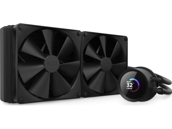 NZXT Kraken 280 - Væskekjølesystem for prosessor - med LCD-skjerm - (for: LGA115x Socket, LGA1200, LGA1700, AM4, AM5, sTRX4, TR4) - kobber - 140 mm...