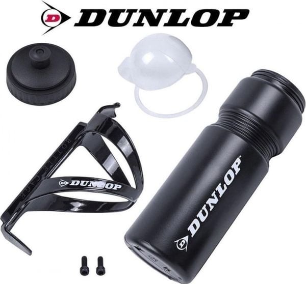 Dunlop sykkelflaske Dunlop 750 ml med holder, svart