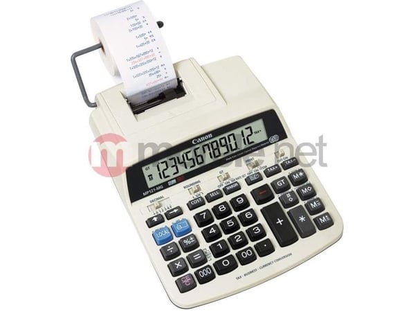 Canon MP1411-LTSC - Utskriftskalkulator - LCD - 14 sifre - AC-adapter, minnereservebatteri - sølvmetallfarge