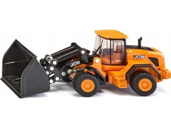 Siku JCB 457 WLS, Pyöräkuormaajan pienoismalli, Esikoottu, 1:87, JCB 457, Poika, 3 vuosi/vuosia