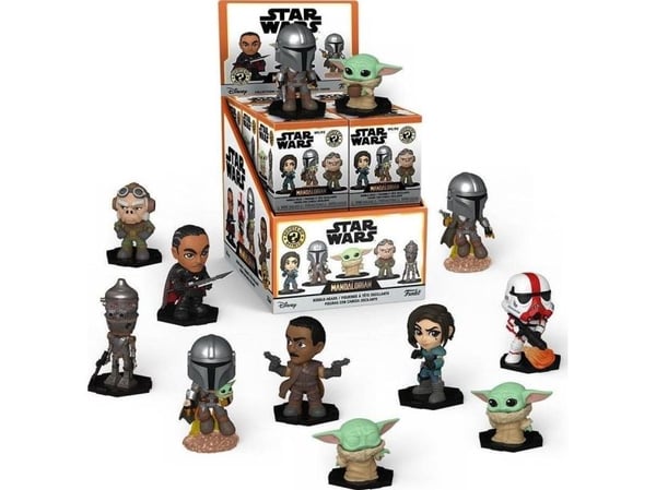 Funko Star Wars The Mandalorian Mystery Minis leksaksfigur (assorterat, 1.75"-3.25", 1 st.)