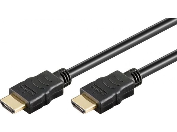 Goobay 60622, 2 m, HDMI Typ A (standard), HDMI Typ A (standard), 3D kompatibilitet, 18 Gbit/s, Svart