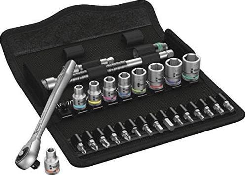 Wera 8100 SA 10, 28 kpl, Musta, Hopea
