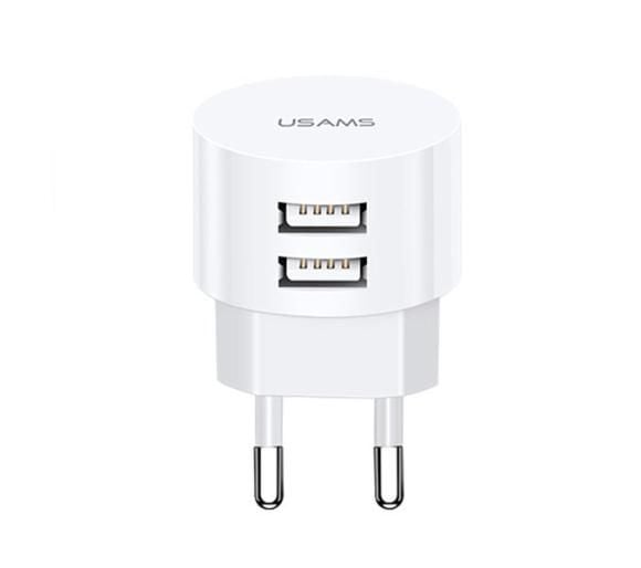 Usams T20 2x USB-A 2.1 A laturi (63939-uniw)