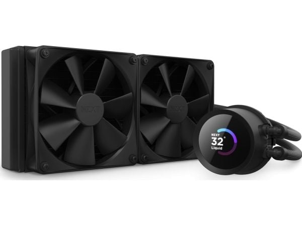 NZXT Kraken 240 - Kylsystem med vätska till processorn - (för: LGA115x Socket, LGA1200, LGA1700, AM4, AM5, sTRX4, TR4) - koppar - 120 mm - mattsvart