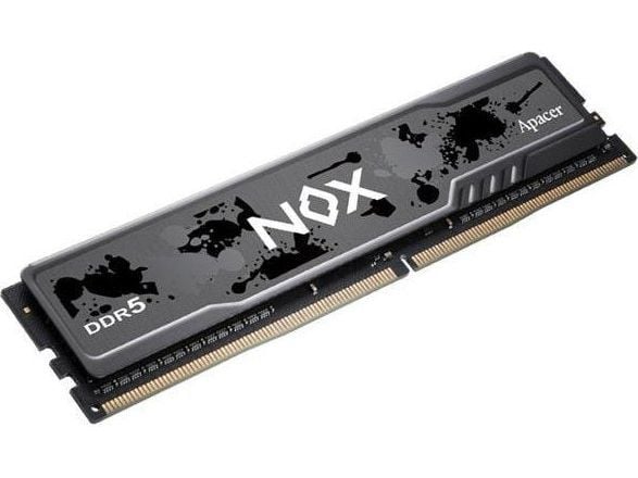 Pamięć Apacer NOX Gaming, DDR5, 16 GB, 5600MHz, CL40 (AH5U16G56C522MBAA-1) Pamięć Apacer NOX Gaming, DDR5, 16 GB, 5600MHz, CL40 (AH5U16G56C522MBAA-1)