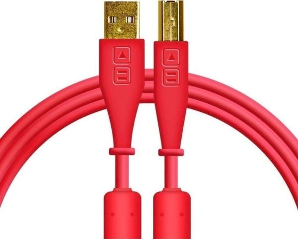 DJ TECHTOOLS Chroma Cable USB - USB-kabel, röd - 1,5 m