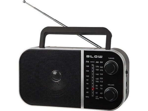 AM/FM RA6 bærbar analog radio