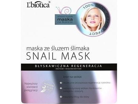 L'BIOTICA snileslim-maske i stoff - øyeblikkelig regenerering 23 ml