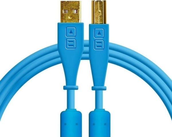 Kabel USB DJ TECHTOOLS DJ TECHTOOLS- Chroma Cable USB 1.5 m- prosty- niebieski