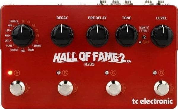 TC Electronic TC Electronic Hall Of Fame Reverb 2 X4 - Reverb med TonePrint-teknologi