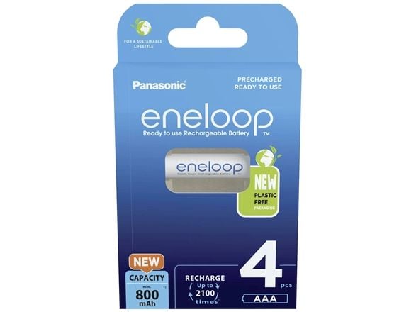 Panasonic eneloop BK-4MCDE - Batteri 4 x AAA - NiMH - (ladbare) - 800 mAh