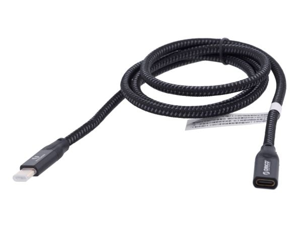 Orico USB-kabel USB-C til USB-C 1 m svart (CY32-10-BK-BP)